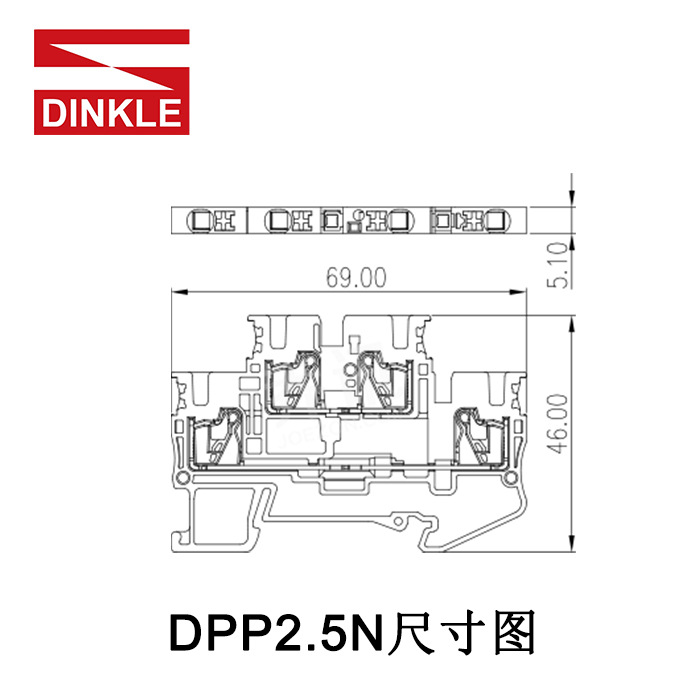DPP2.5N ���DP ֱ��ʽ ˫��˫ͨ ���߶���, �������� 500V, 22A