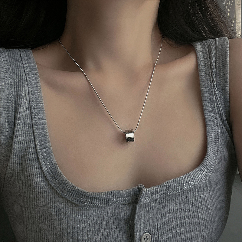 Necklace stainless steel hip-hop style