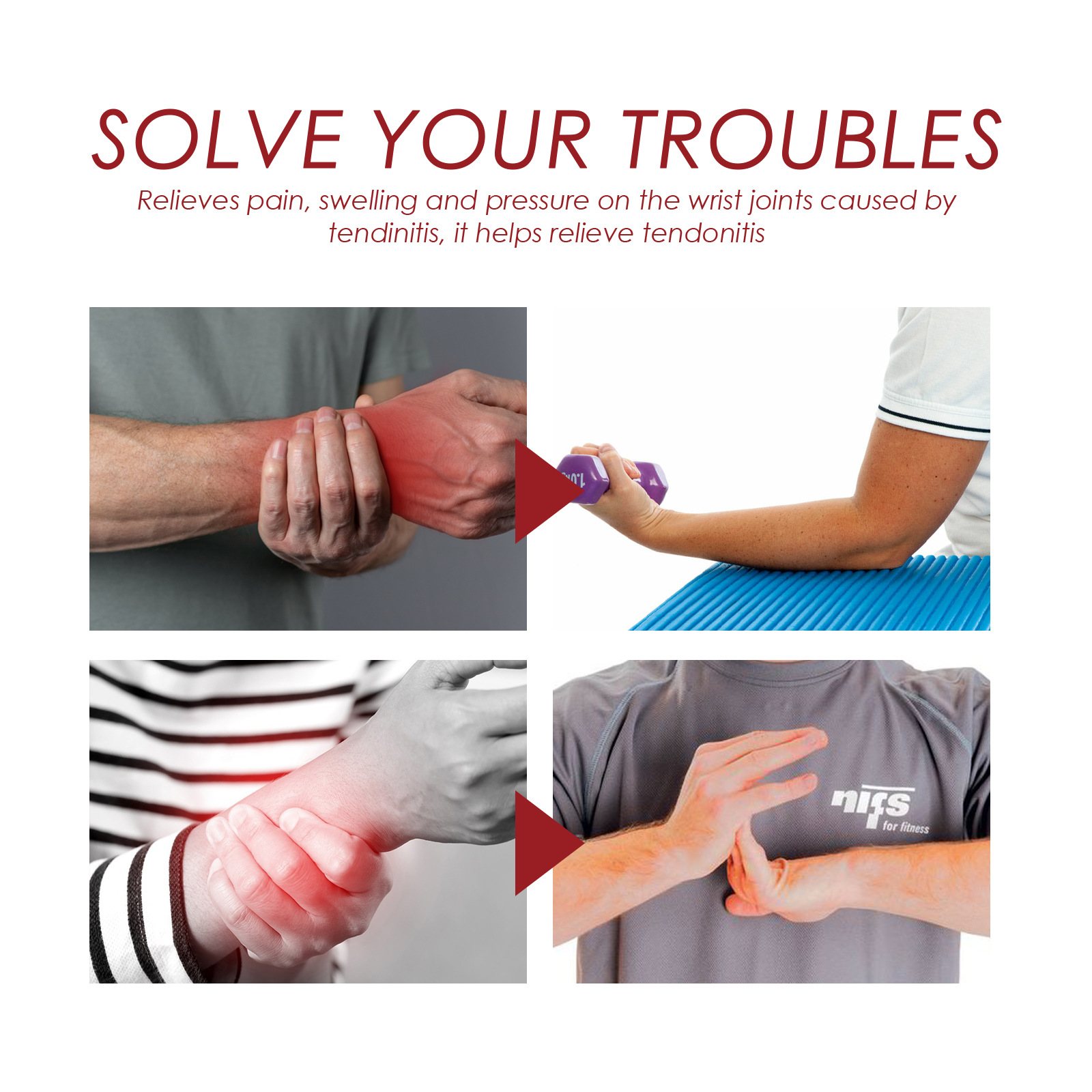 Mars Repair Körpermassagepflege, lindert Schmerzen im Handgelenk, ätherisches Öl_voghion.com