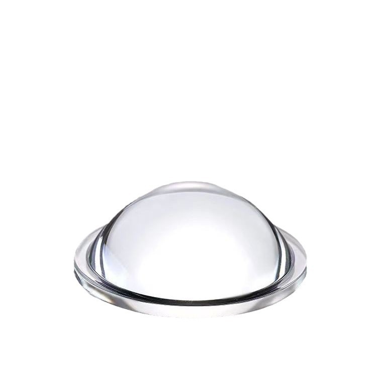 유리 콘덴서 LED 낚시 램프 볼록 램프 평면 헤드 라이트 오목 볼록 거울 렌즈 초점 손전등 스포트라이트 램프 그늘