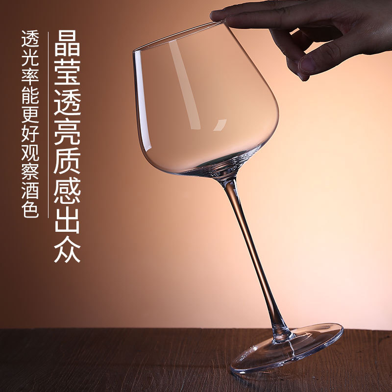 Tazas de vidrio creativas de vidrio casero sin plomo cristal tazas de vino europeas logotipo tazas de cóctel