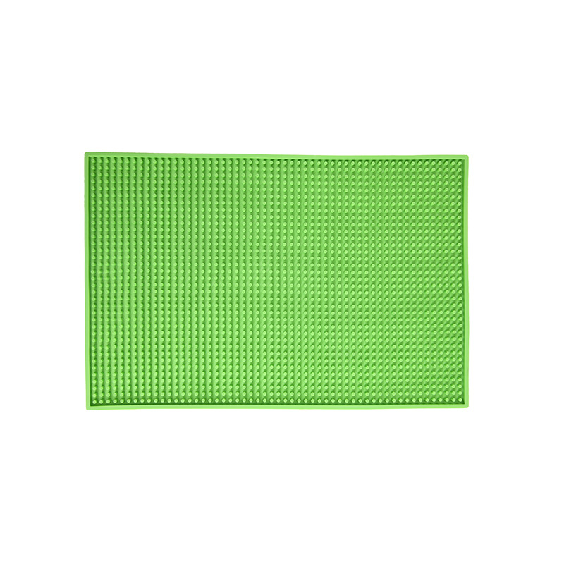 Fábrica en stock venta directa de la barra estera antideslizante estera de la barra de escritorio estera de aislamiento térmico tazón mantel estera del fregadero de la cocina estera de drenaje