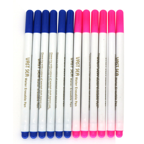 Water-soluble pen, hydrolysis pen, clothing gas-erasable color pen, tailor-made DIY cross-stitch fabric washing pen