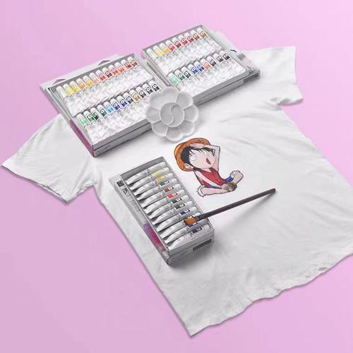 Meibanqifu tube acrylic paint 12 24 colors 12ml acrylic paint set diy creative nail art paint