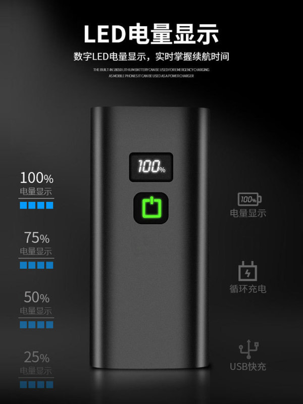 自行车前灯LED强光高亮手电筒山地车夜骑灯单车下挂户外骑行装备|undefined