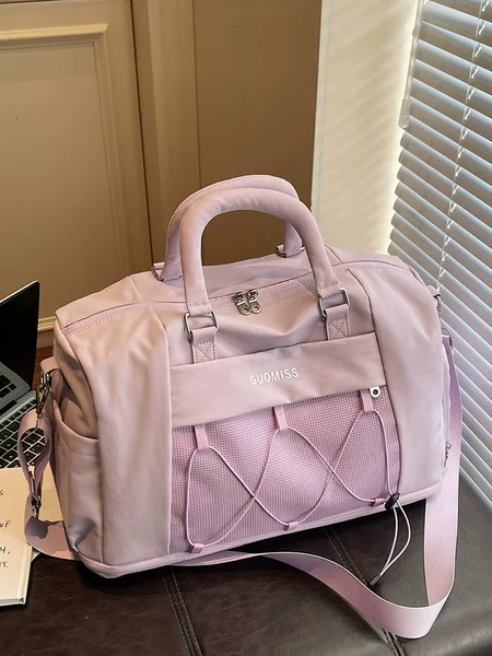 Cross-Border Korean Version of the New Expandable Lightweight Large-Capacity Travel Bag for Women, Portable Short-Distance Storage Luggage Bag for Business Trips