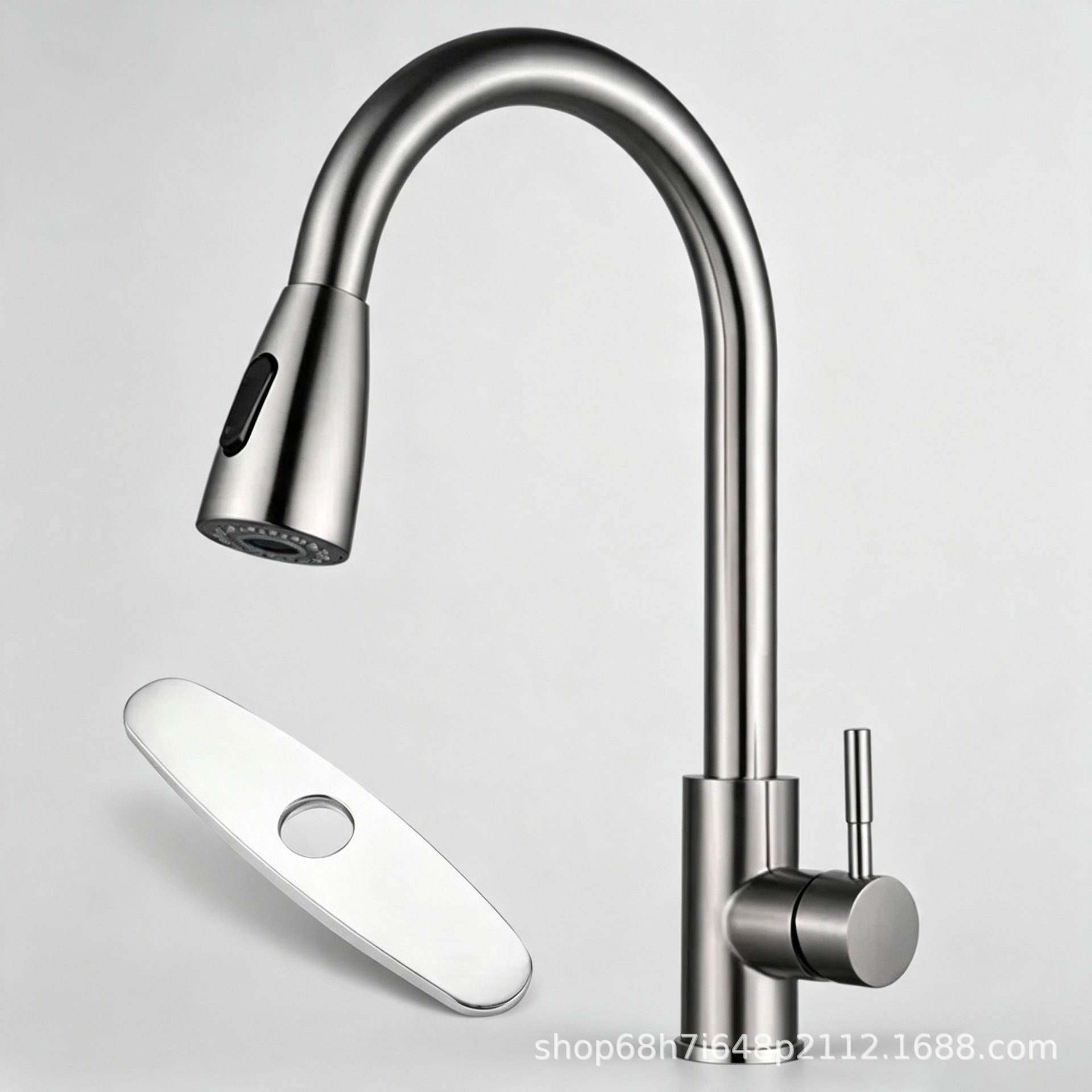 Grifo Extraíble de Cocina 360° de Acero Inoxidable 304 para Agua Fría y Caliente