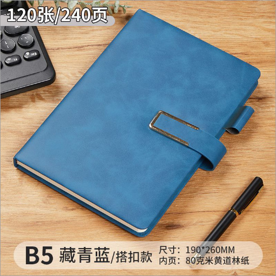 Cuaderno A5 de cuero PU personalizado