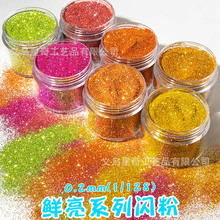 0.2mm鲜亮金葱粉艳丽色彩闪粉手工diy材料金粉工艺品装饰辅料