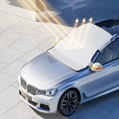 cover, thickened winter windshield cover, Car snow shield - snow-shield-front-shield-5-magnetic-ultrasonic-large-reflective-strip-1481182525