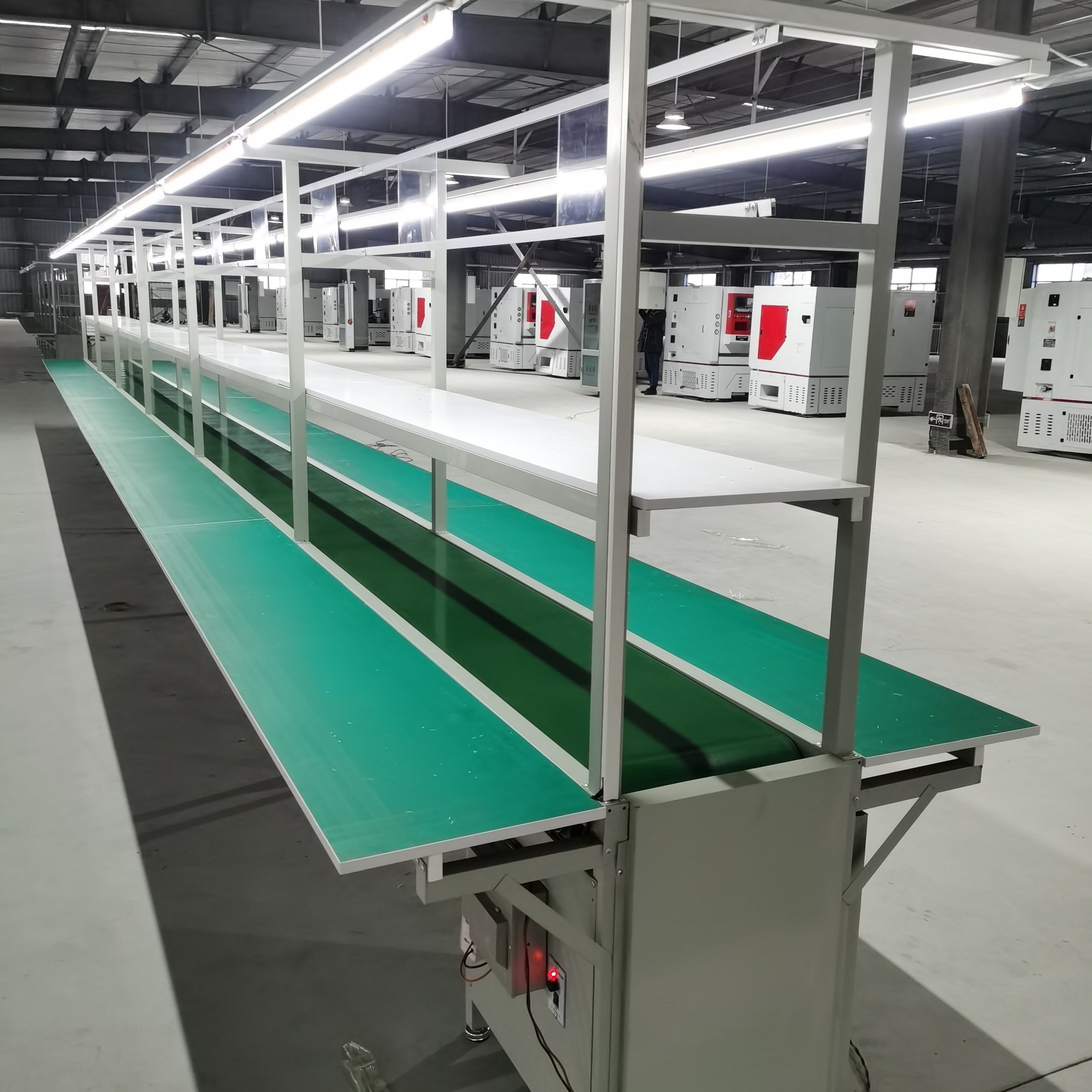 流水线输送带铝型材生产拉线皮带传送带自动化插件线防静电工作台