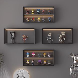Solid Wood Glass Kitchen Wall Cabinet Wall Storage Storage Wall Hanging Living Room Storage Rack Wall Lego Figure Display Cabinet