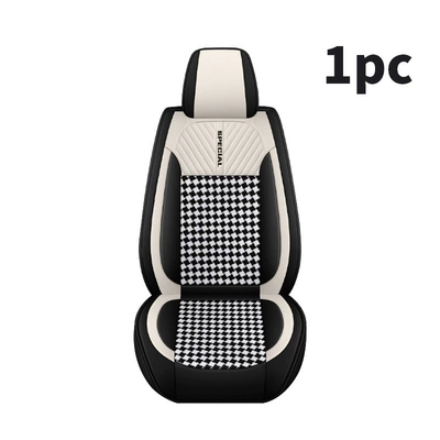 Cross-Border E-Commerce Foreign Trade New Model Full-Cover Mesh Linen Car Seat Cushion Universal for All Seasons Interior Seat Cover (Seat cushion, seat cover) - white-single-pack