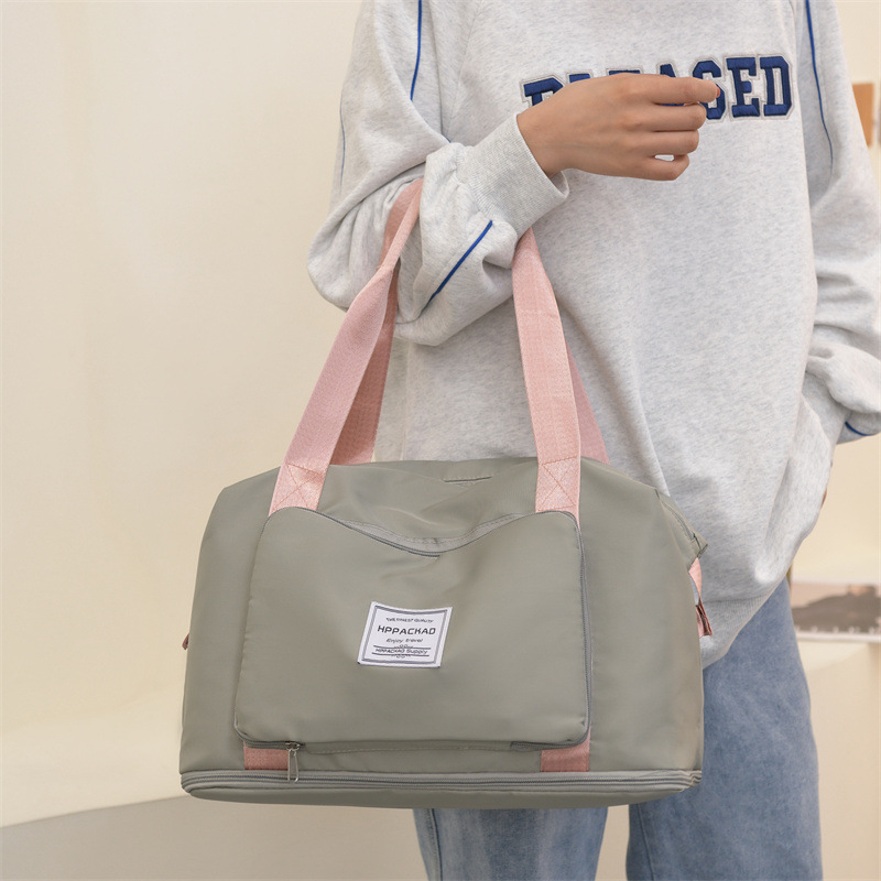 Bolsa de viaje 2022 nueva bolsa de hombro de viaje de gran capacidad bolsa de fitness de separación húmeda y seca bolsa de deporte de corta distancia bolsa de almacenamiento