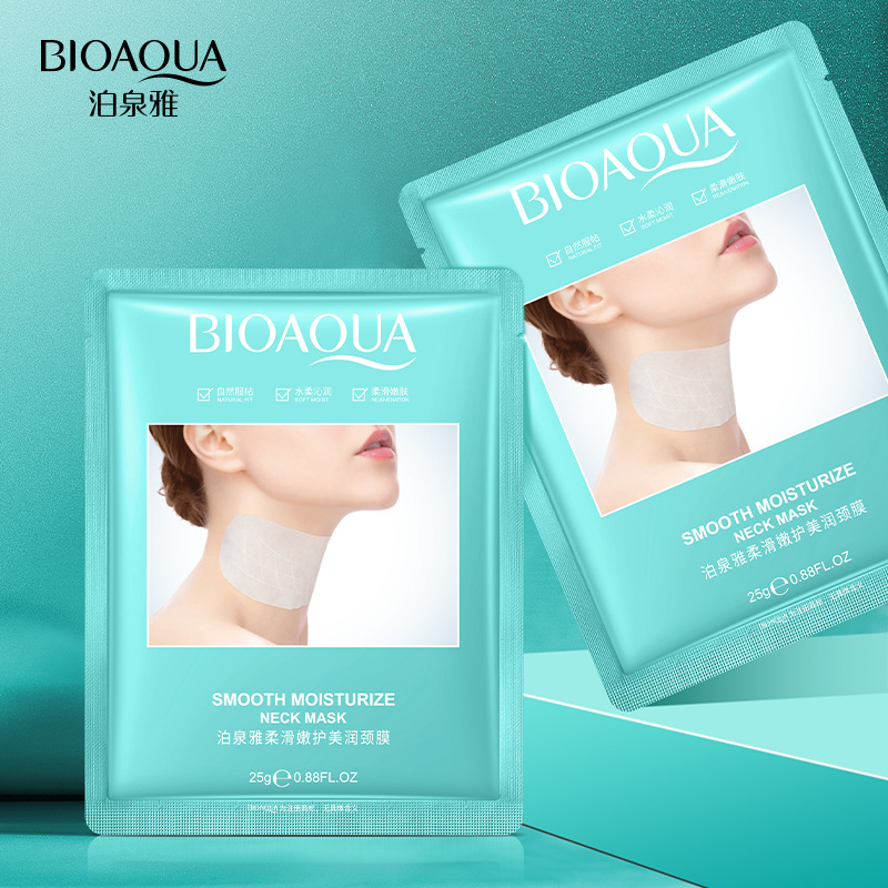 Po Quan Ya Rou Niu Nen Huo Mei Run Jing Mo - Hydrating and Nourishing Neck Mask for Refreshing and Non-Greasy Skin, Reducing Wrinkles - Neck Patch