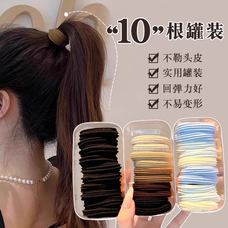 Temperamento de alta gama cuerda para la cabeza del cabello mujer 2025 nuevo lazo para el cabello de alta elasticidad cuerda para el cabello de cola de caballo tocado de goma para adultos