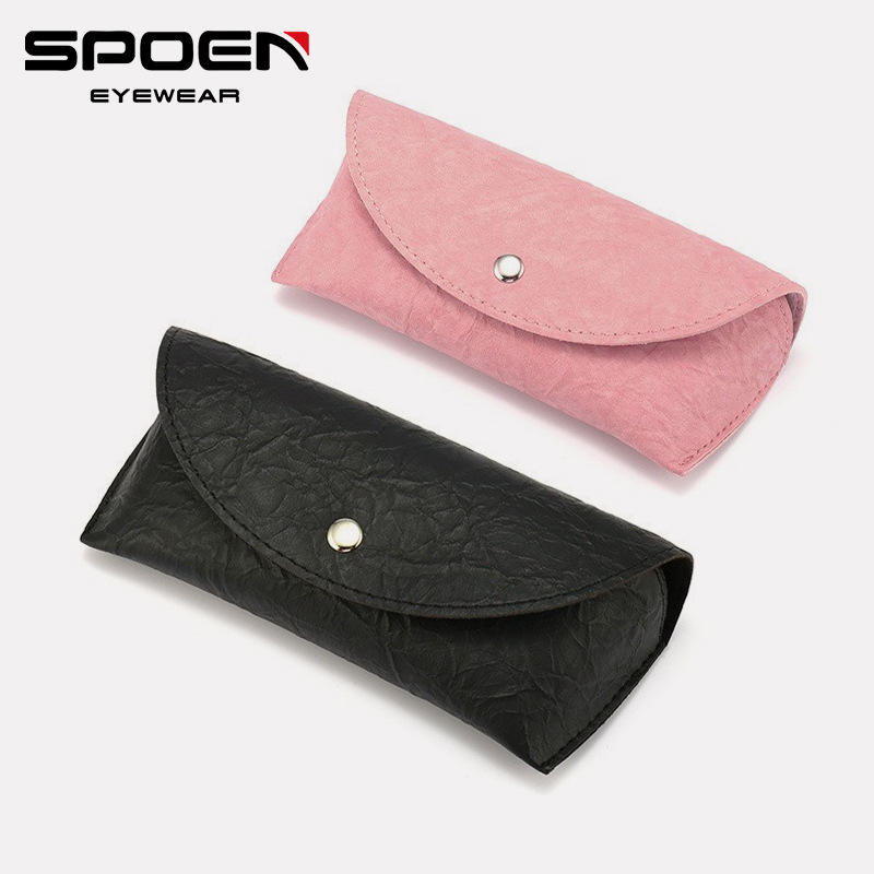 Venta directa de fábrica nueva caja de gafas simple pu suave bolsa gafas caso viaje conveniente gafas de sol gafas caso gafas bolsa