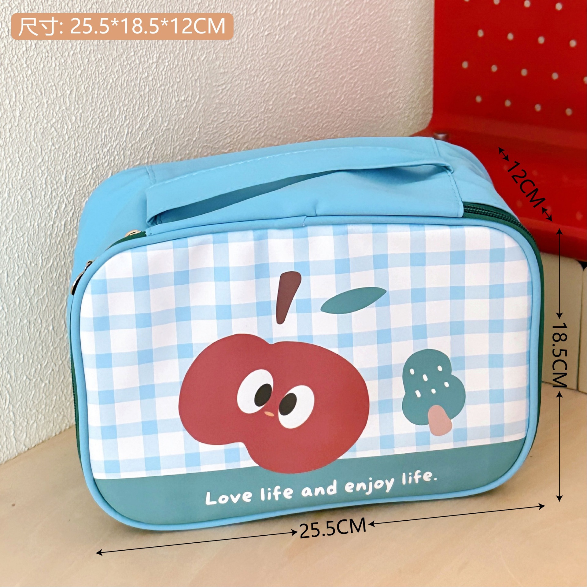 Tengyi original lindo gato de dibujos animados bolsas de maquillaje portátiles de gran capacidad para niñas bolsas de almacenamiento de maquillaje nuevas