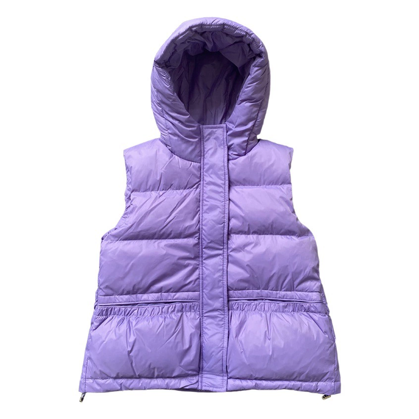 Межсезонный Детский пуховик, белый жилет на утином пуху, детский осенне-зимний жилет для мальчиков и девочек, детский зимний жилет для больших детей