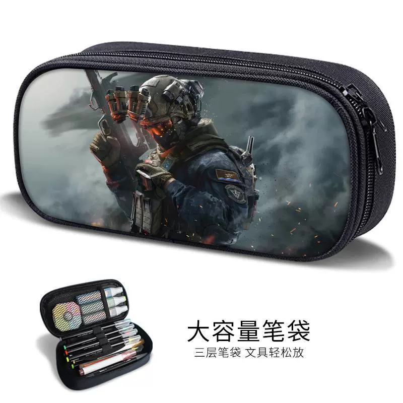 Triangular pencil case for boys for students, new collection