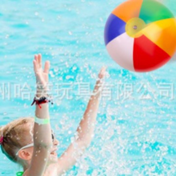 PVC beach balls, six-color beach volleyballs, inflatable toys and gifts for children, factory direct sales and wholesale.