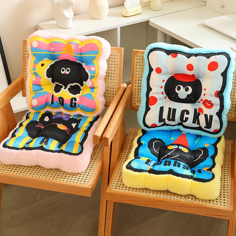 Cojín de futón encantador espeso de oficina sedentario cojín de ventana flotante cojín de asiento de futón de automóvil cuatro estaciones de verano