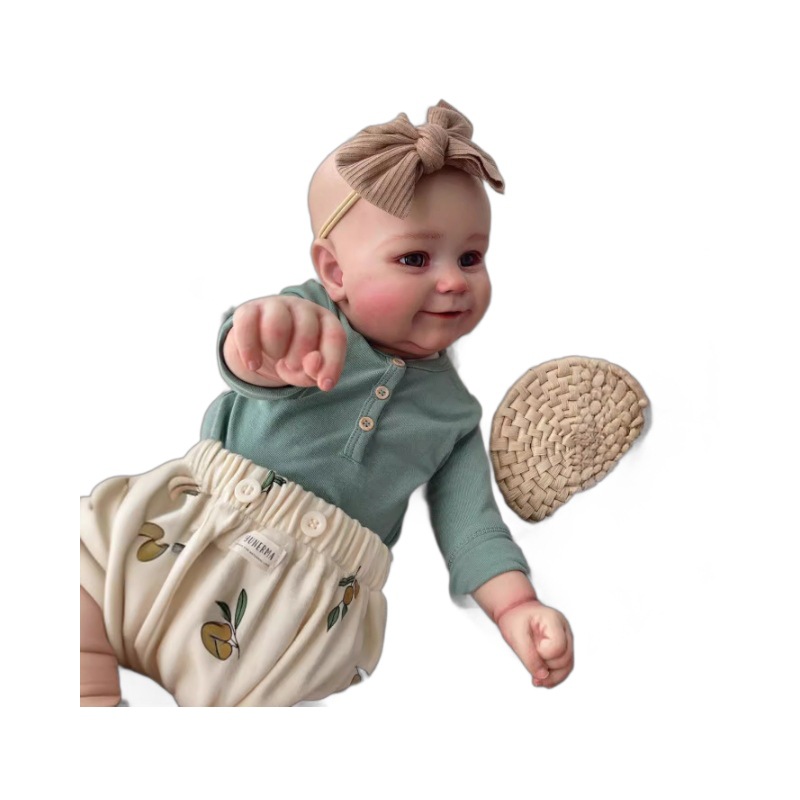 60CM renacer muñeca de niño de simulación de Maddie bebé muñeca producto terminado entrega de una sola pieza