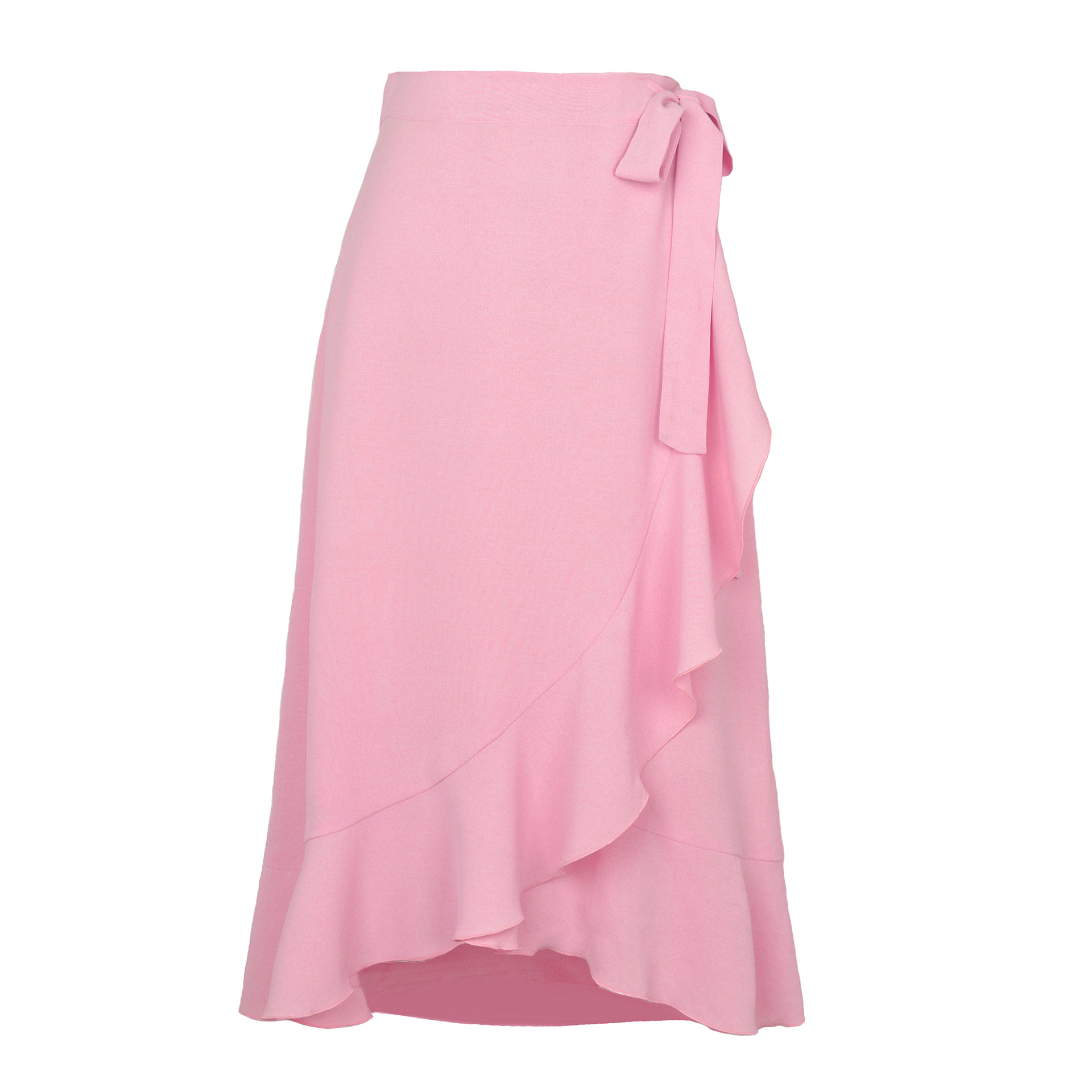 Summer Streetwear Printing Solid Color Polyester Above Knee Skirts display picture 12