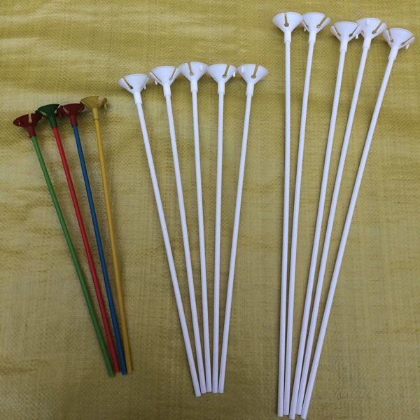 Manufacturer Supplies White Advertising Balloon Tow Rod, Fashionable Plastic Balloon Holder, Wholesale Balloon Rod Holder, Balloon Accessories