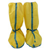 Han shield HD-BP918 HDPE + PP Non-woven fabric yellow Rubber strip Chemical boots 50 double/Box