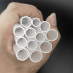 Factory supply food grade PP hard pipe plastic tube transparent straw thermos cup large belly water cup straight drinking straw