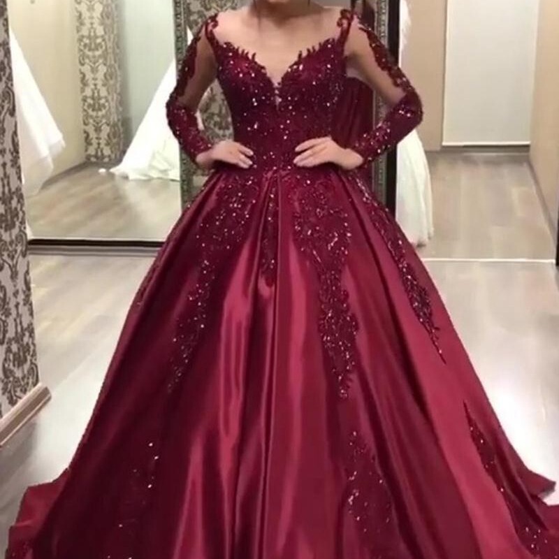 2020 New European and American Women's Fashion Lace Flared Sexy Long Dress with a Train for Evening Parties