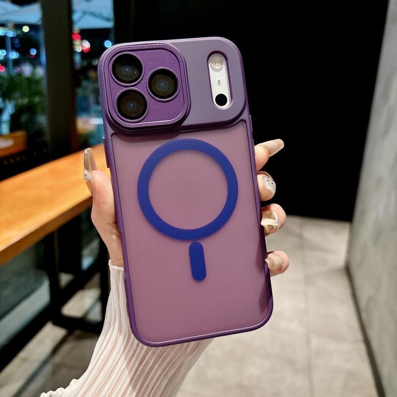 跨境专供适用iPhone17PROMAX雅盾肤感磁吸手机壳苹果16全包镜头膜|undefined