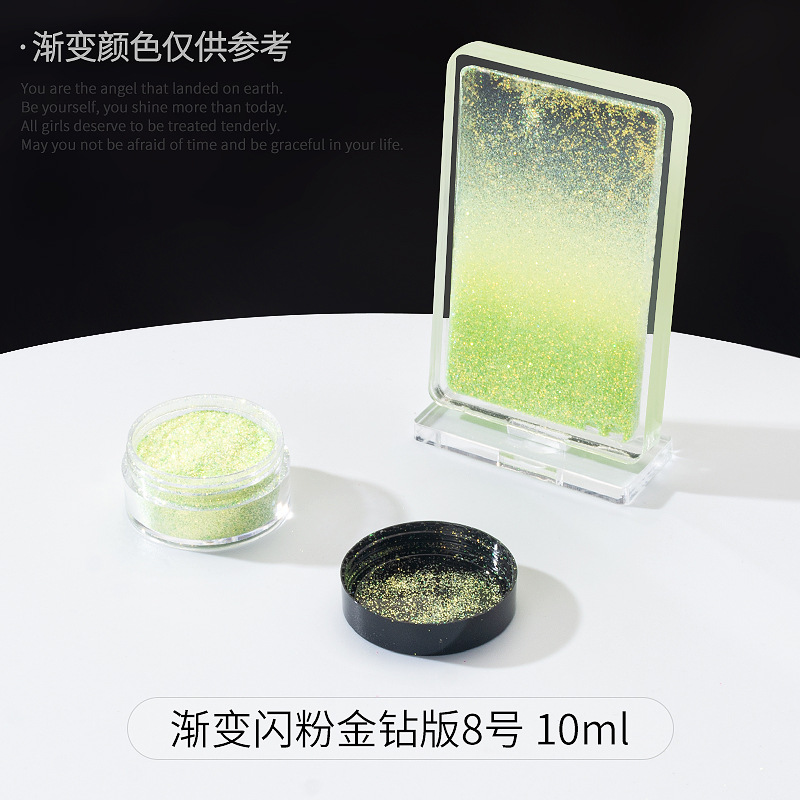 polvo brillante DIY material sequinilla goteo AB molde resina UV aceite Mahjong relleno joyas auriculares ilusión