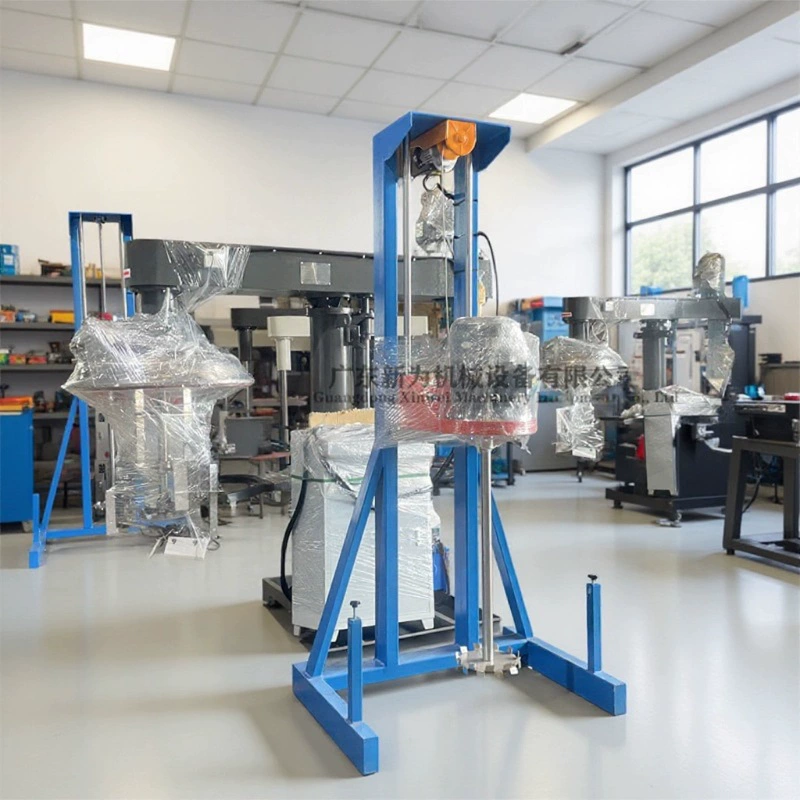 Высокоскоростной дисперсионный миксер для красок и покрытий с электрическим подъемом и регулировкой скорости, рекламная акция в Гуандуне