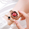 High-end watch, advanced fashionable square steel belt, calendar, western style, 2023 collection