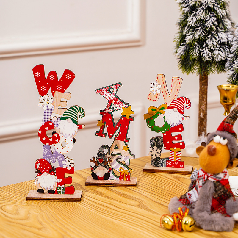 75g Weight Ornaments Event & Party Supplies Party Occasion Christmas Rudolf Wood Party Ornaments