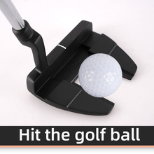 跨境热卖高端黑色高尔夫球杆锌合金成人左右手MalletPutter推杆