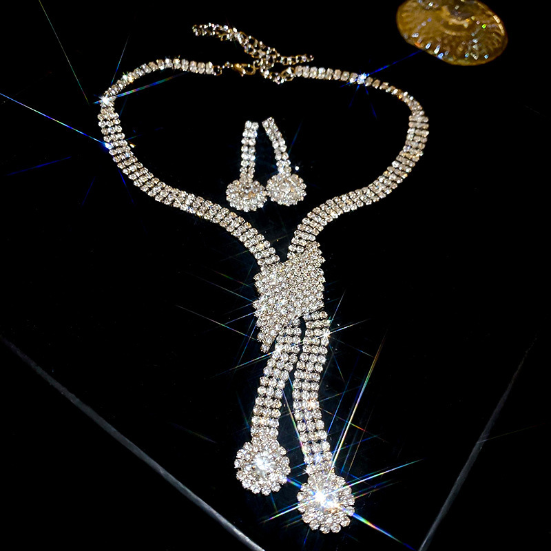 68 목걸이 귀걸이-실버