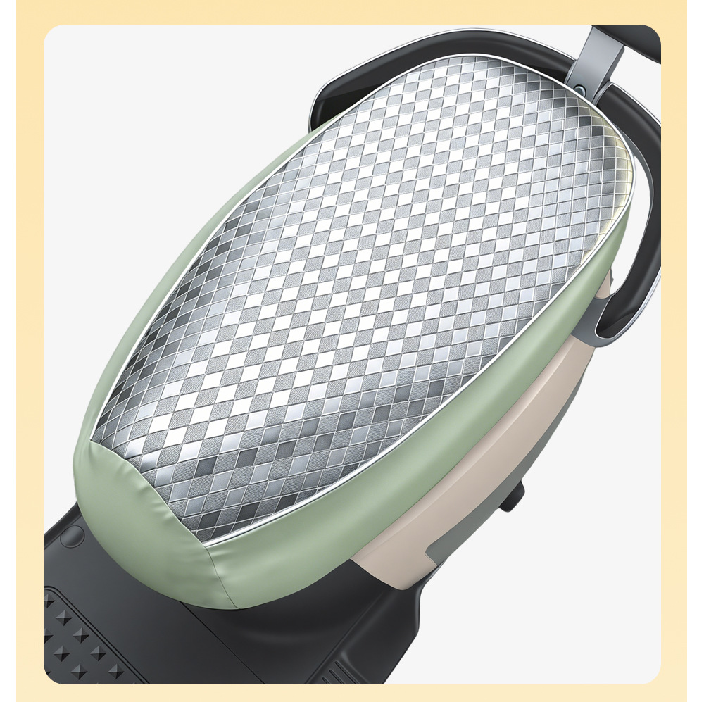 Electric Vehicle Seat Cover Waterproof Sun Protection Heat Insulation Universal Scooter Seat Cushion Cover