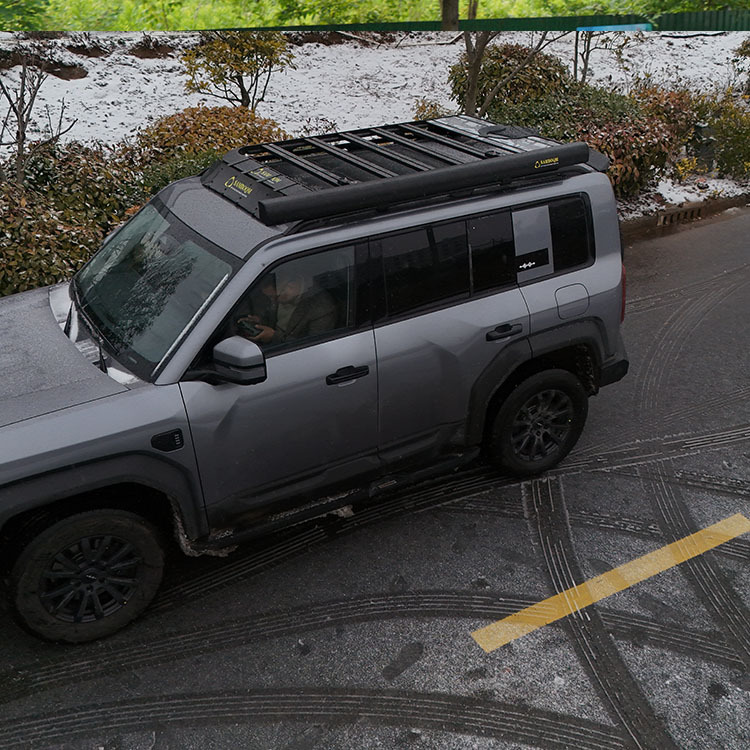 Suitable for Equation Leopard 5 Modified Roof Luggage Rack Side Climbing Ladder School Bag Mecha Modified Parts Side Tent Roof Light Weijia