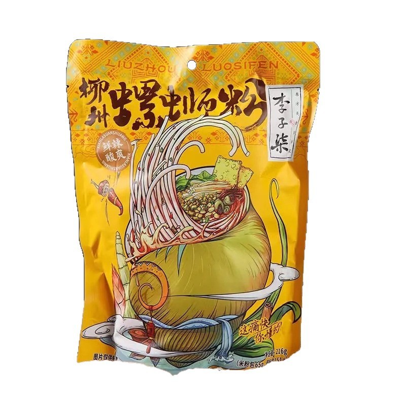 李子柒螺蛳粉216g/包柳州螺狮粉速食广西特产米粉米线夜宵粉丝|undefined