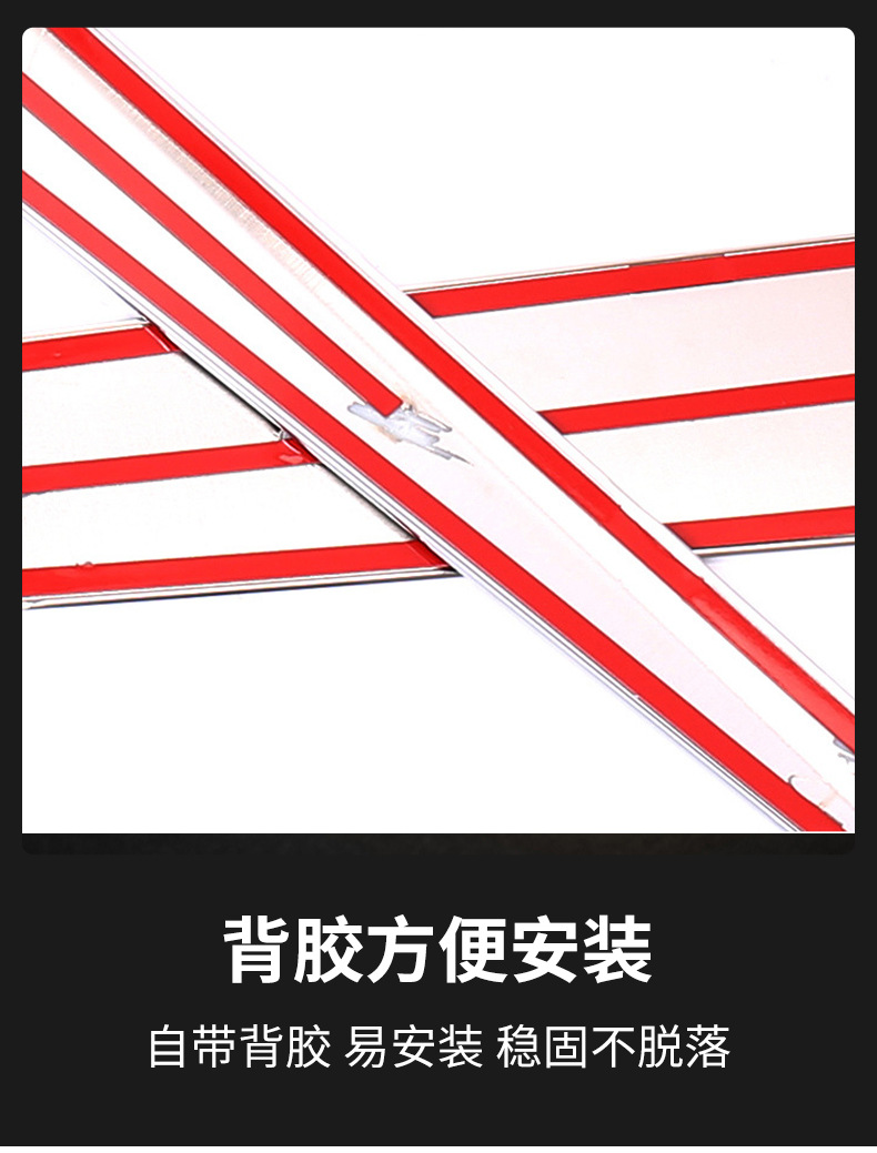 Suitable for 24 Models of Toyota Alphard/Hiace 40 Series Body Trim Strips, Rear Window Decorative Strips, Window Chrome Exterior Trim