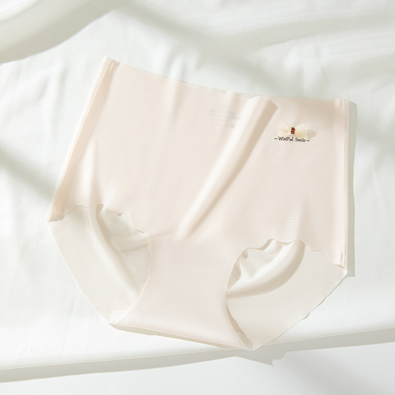 Bragas sin costuras, entrepierna antibacteriana de algodón puro para mujer 2024, nueva seda de hielo, secado rápido, sin pellizco, cadera, cintura alta, mujer, refrescante