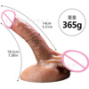 Super soft fake penis with eggs, sexy products, liquid silicone simulation penis suction cup women masturbation appliances