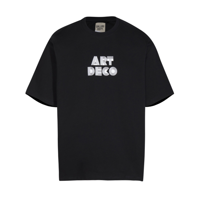 Camiseta de manga corta con estampado Gallery Dept de marca de moda para hombres y mujeres