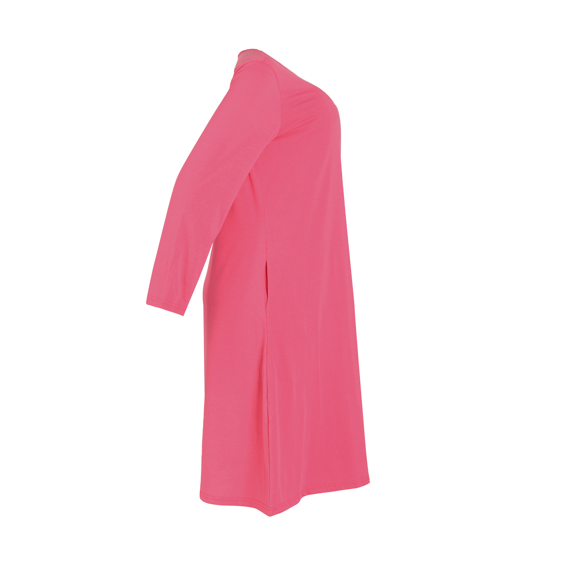 Women Clothing Dress Long Sleeve T-shirt Mid Solid Color Basic Summer Autumn