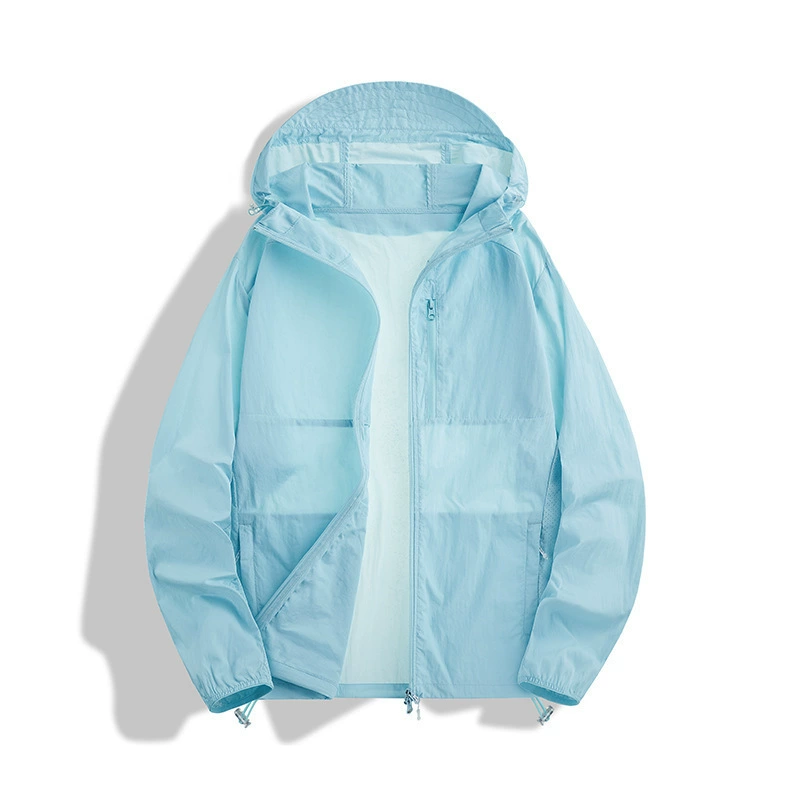 2025 новая солнцезащитная одежда для мужчин и женщин, летний модный бренд, стильный тренд UPF100+, макаронные цвета, тканая пара