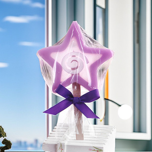 Children's soap purple lollipop fruit soap cartoon soap cross-border girl heart creative soap moisturizing handmade soap