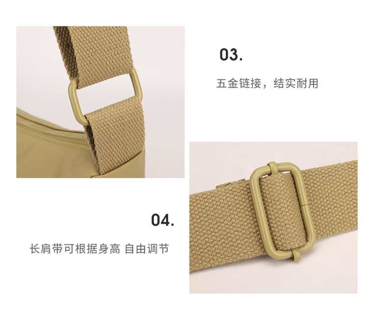 Colorful Fox multi-pocket Dumpling Bag, water-resistant large-capacity single-shoulder bag, new outdoor crossbody bag for men and women undefined